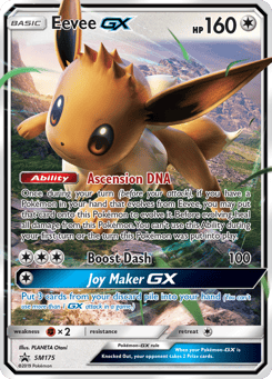 Eevee-GX SM175 SM Black Star Promos