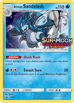 Alolan Sandslash SM18 SM Black Star Promos