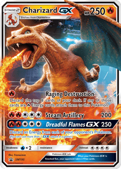 Charizard-GX SM195 SM Black Star Promos