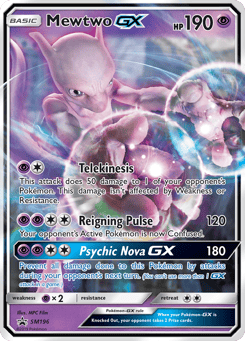 Mewtwo-GX SM196 SM Black Star Promos