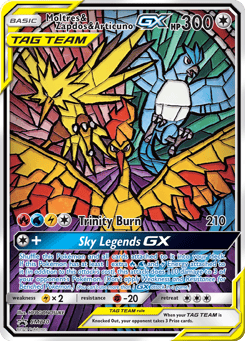 Moltres & Zapdos & Articuno-GX SM210 SM Black Star Promos