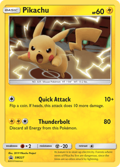 Pikachu SM227 SM Black Star Promos