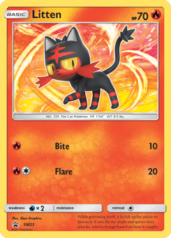Litten SM23 SM Black Star Promos