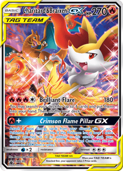 Charizard & Braixen-GX SM230 SM Black Star Promos