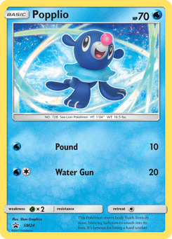 Popplio SM24 SM Black Star Promos