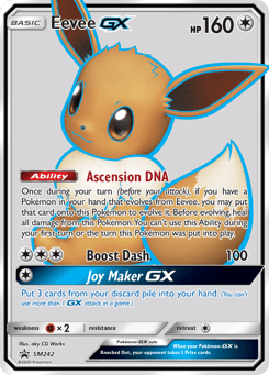 Eevee-GX SM242 SM Black Star Promos