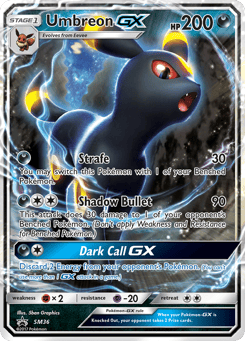 Umbreon-GX SM36 SM Black Star Promos