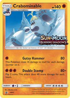 Crabominable SM47 SM Black Star Promos