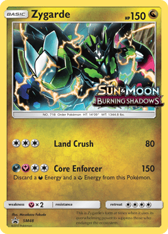 Zygarde SM48 SM Black Star Promos