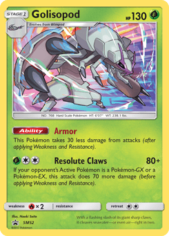 Golisopod SM52 SM Black Star Promos