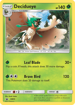 Decidueye SM55 SM Black Star Promos