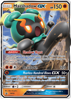 Marshadow-GX SM59 SM Black Star Promos