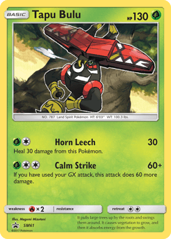 Tapu Bulu SM61 SM Black Star Promos