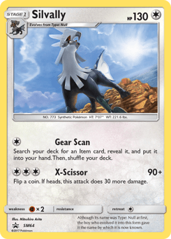 Silvally SM64 SM Black Star Promos