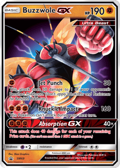 Buzzwole-GX SM69 SM Black Star Promos