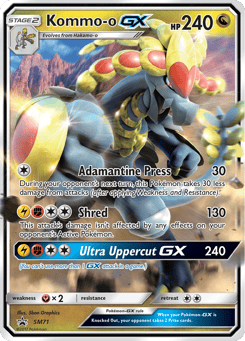 Kommo-o-GX SM71 SM Black Star Promos