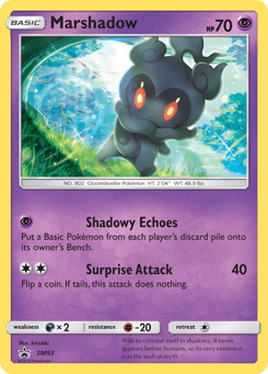Marshadow SM93 SM Black Star Promos