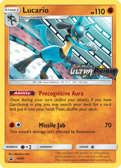Lucario SM95 SM Black Star Promos
