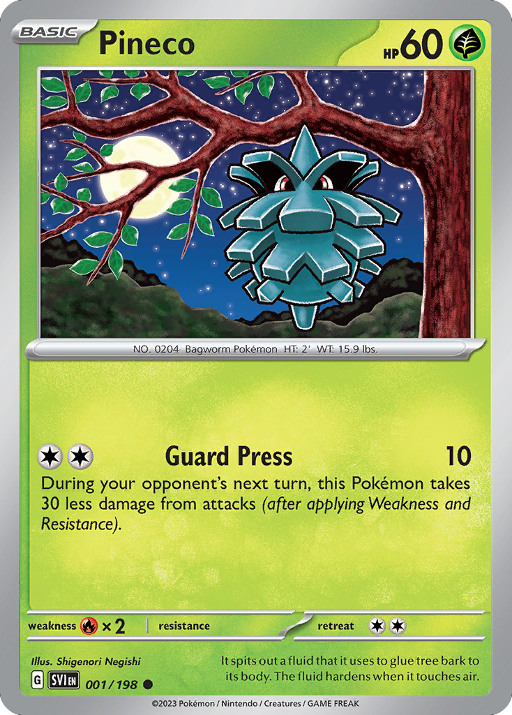 Pineco 001/198 Scarlet & Violet