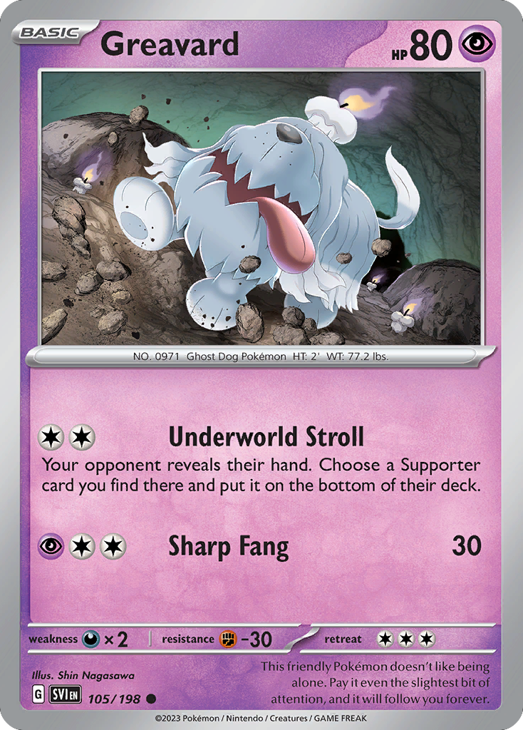 Greavard 105/198 Scarlet & Violet