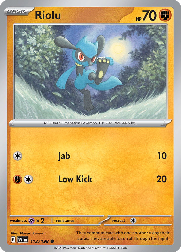 Riolu 112/198 Scarlet & Violet