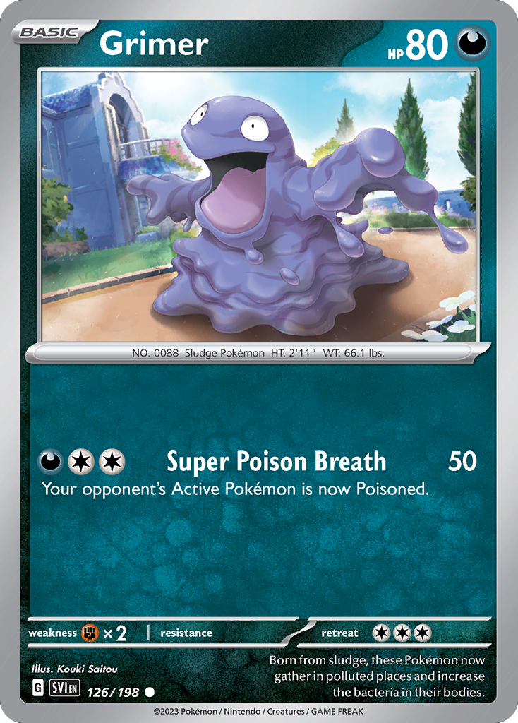 Grimer 126/198 Scarlet & Violet