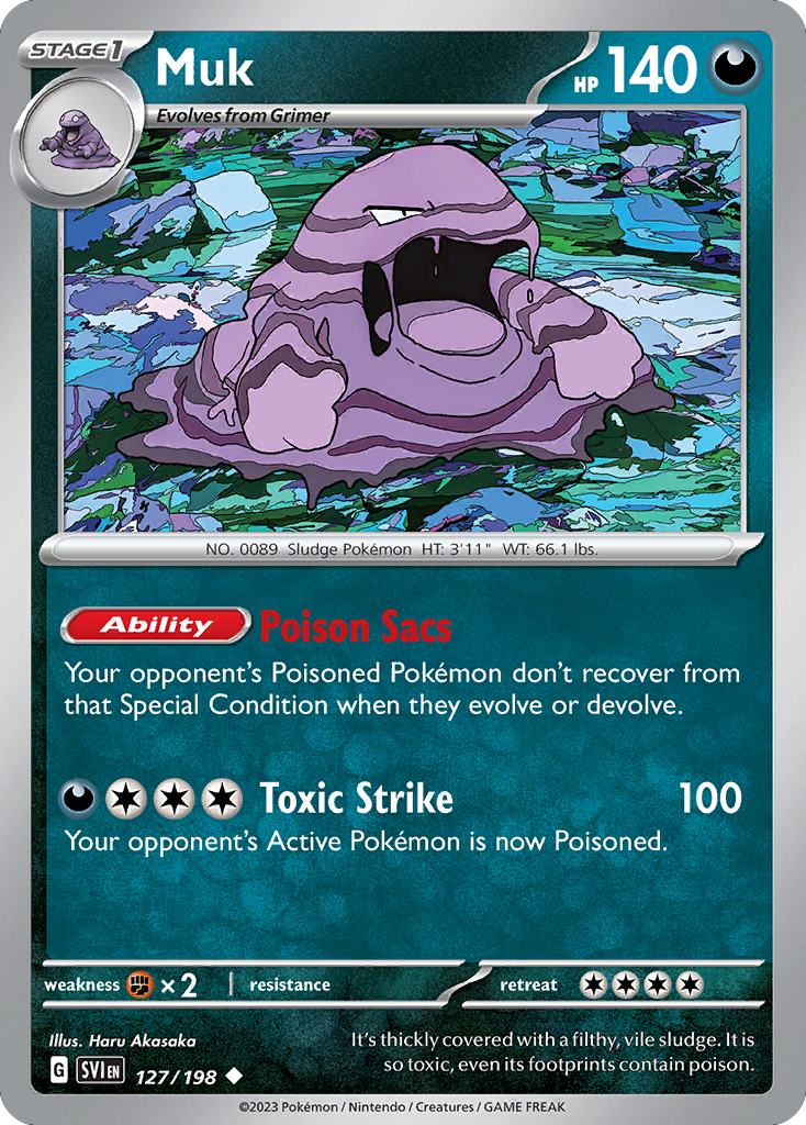 Muk 127/198 Scarlet & Violet
