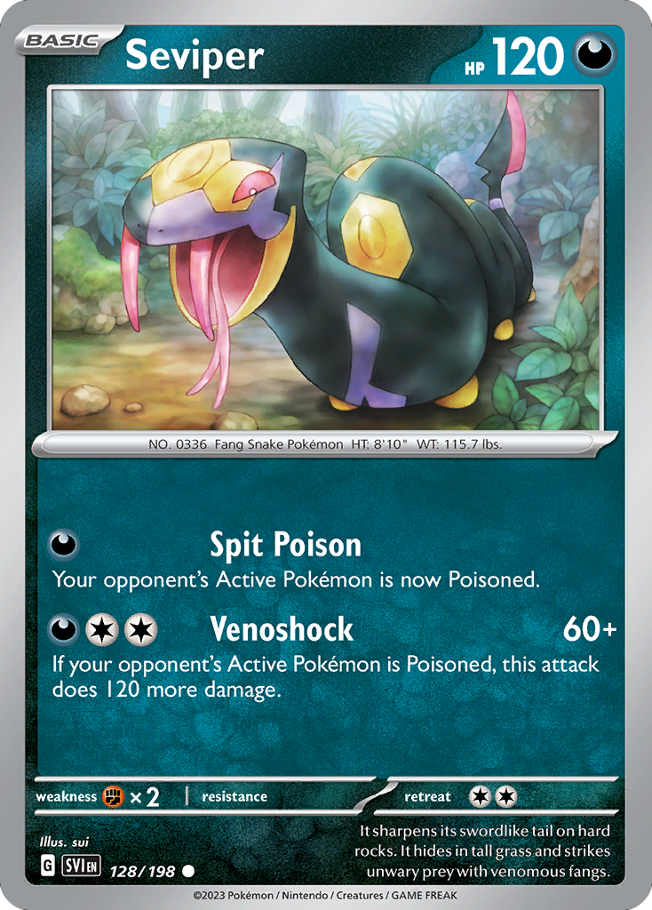 Seviper 128/198 Scarlet & Violet