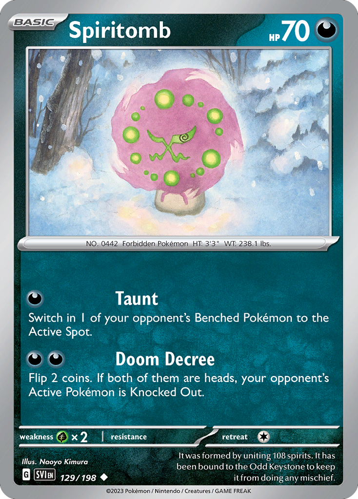 Spiritomb 129/198 Scarlet & Violet