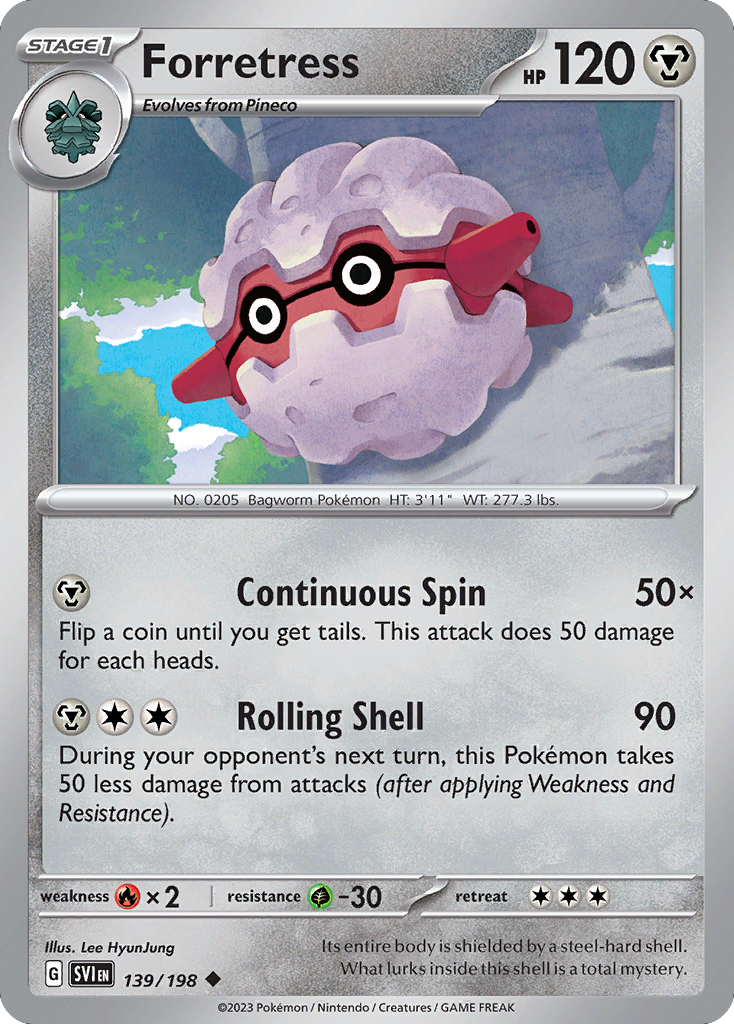 Forretress 139/198 Scarlet & Violet