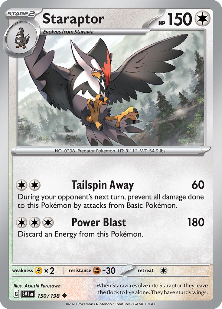 Staraptor 150/198 Scarlet & Violet