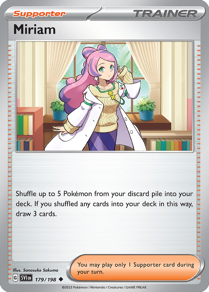 Miriam 179/198 Scarlet & Violet