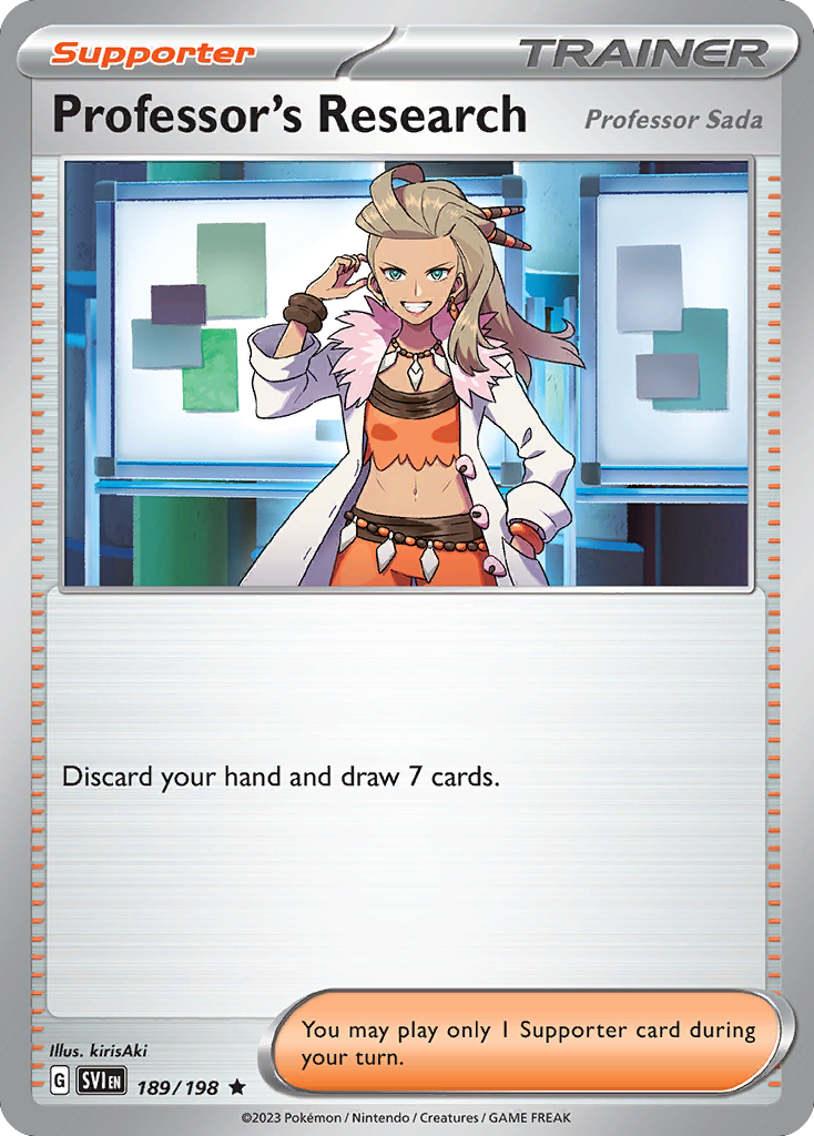 Professor's Research (Professor Sada) 189/198 Scarlet & Violet