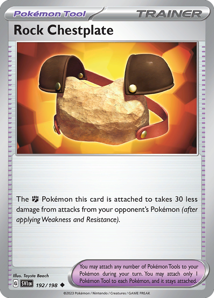 Rock Chestplate 192/198 Scarlet & Violet