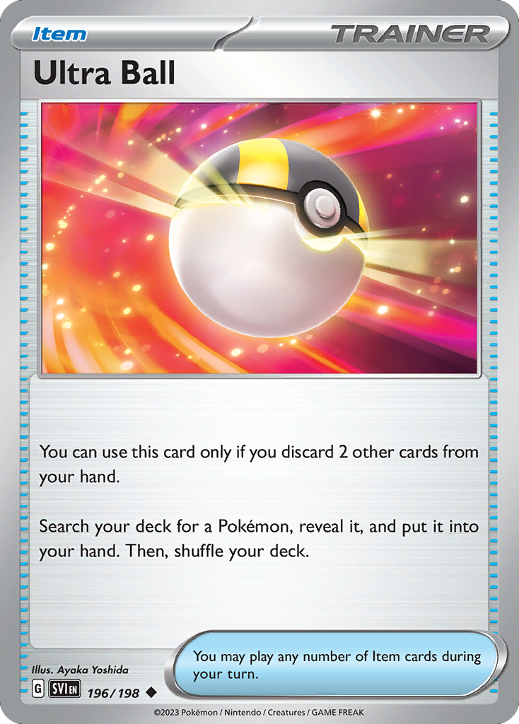 Ultra Ball 196/198 Scarlet & Violet