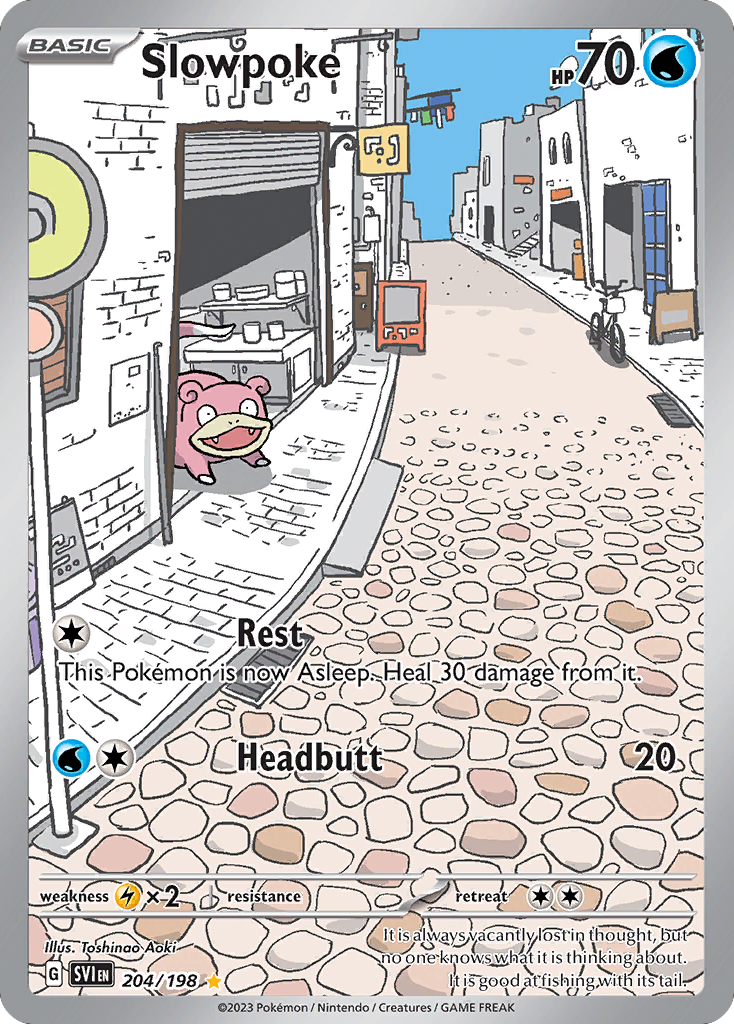 Slowpoke 204/198 Scarlet & Violet