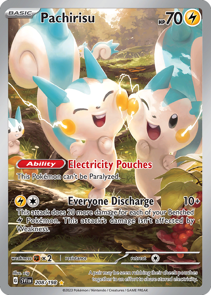 Pachirisu 208/198 Scarlet & Violet