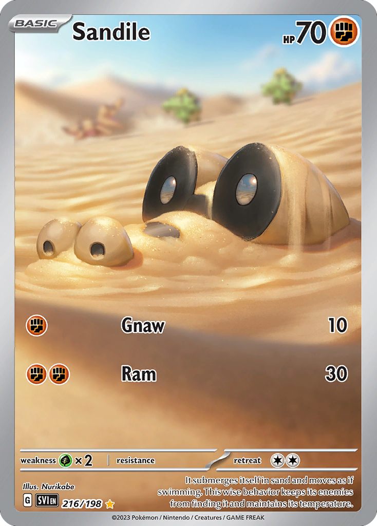 Sandile 216/198 Scarlet & Violet