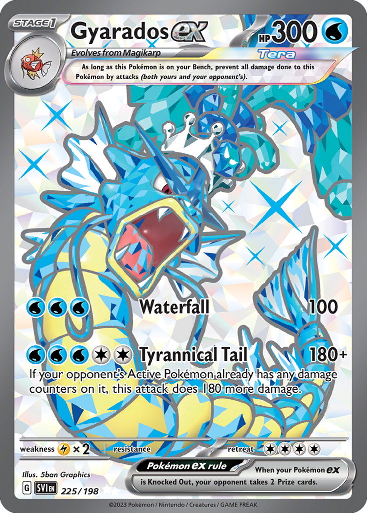 Gyarados ex 225/198 Scarlet & Violet