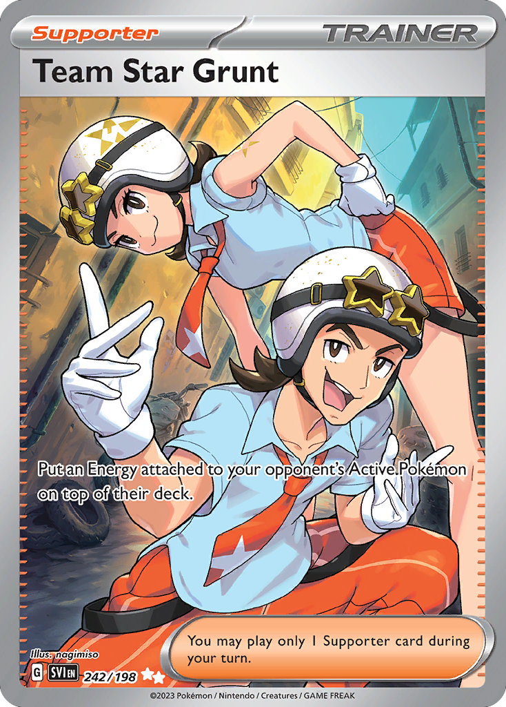 Team Star Grunt 242/198 Scarlet & Violet