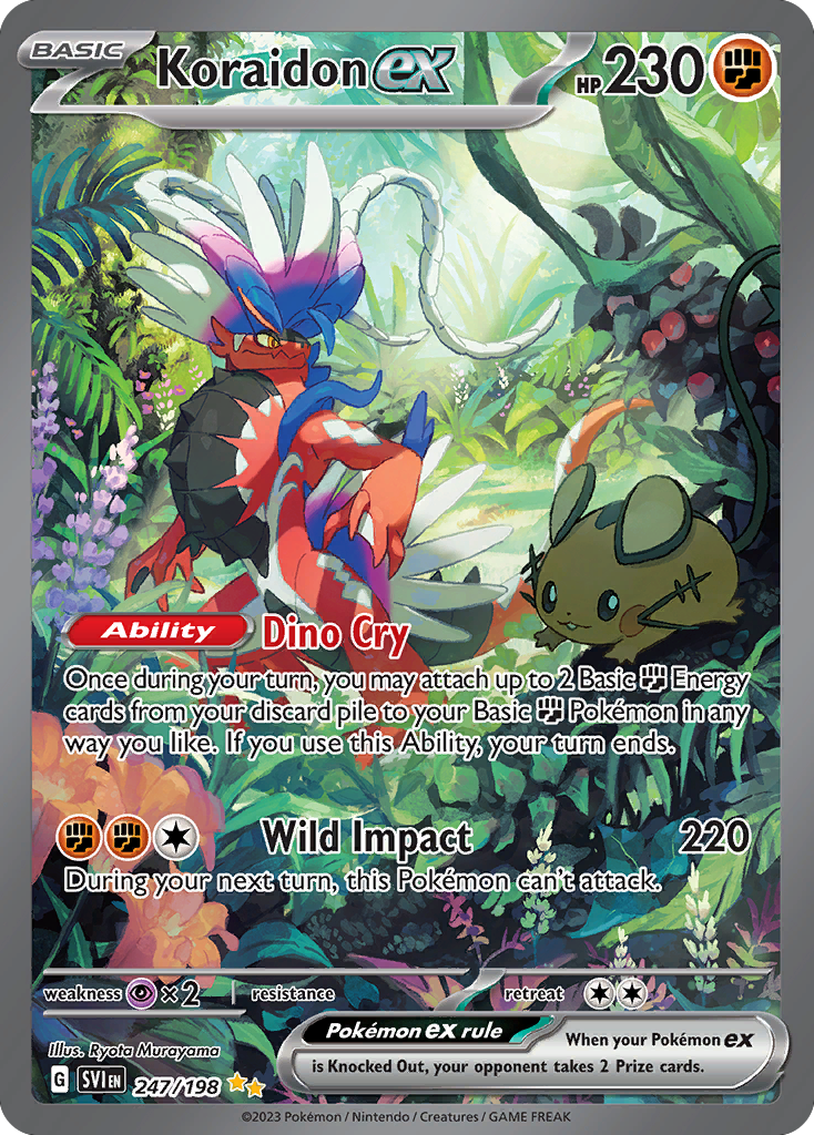 Koraidon ex 247/198 Scarlet & Violet