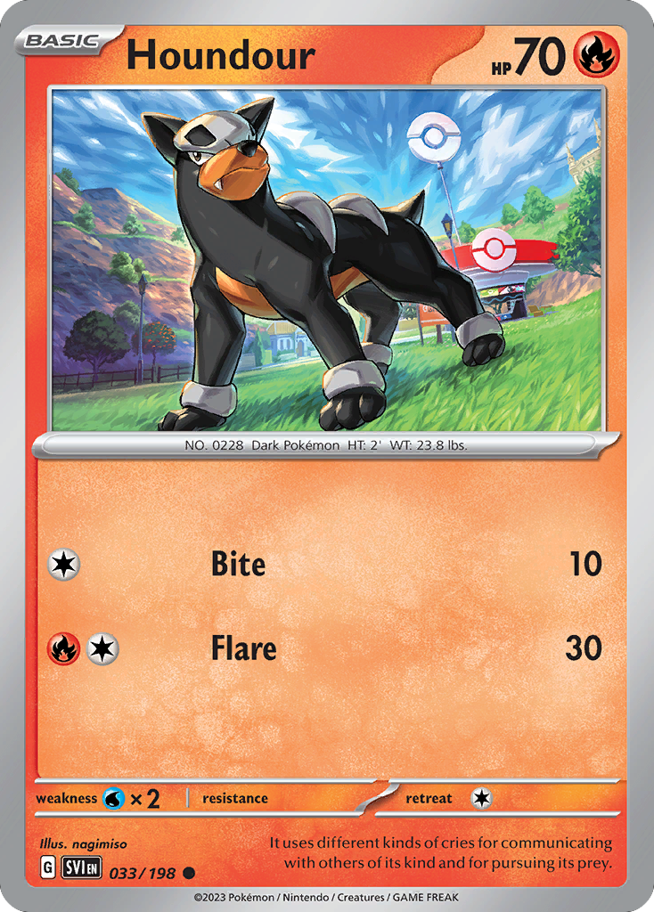 Houndour 033/198 Scarlet & Violet