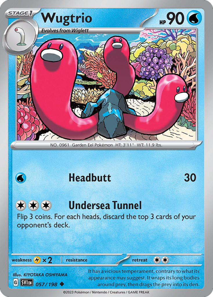 Wugtrio 057/198 Scarlet & Violet