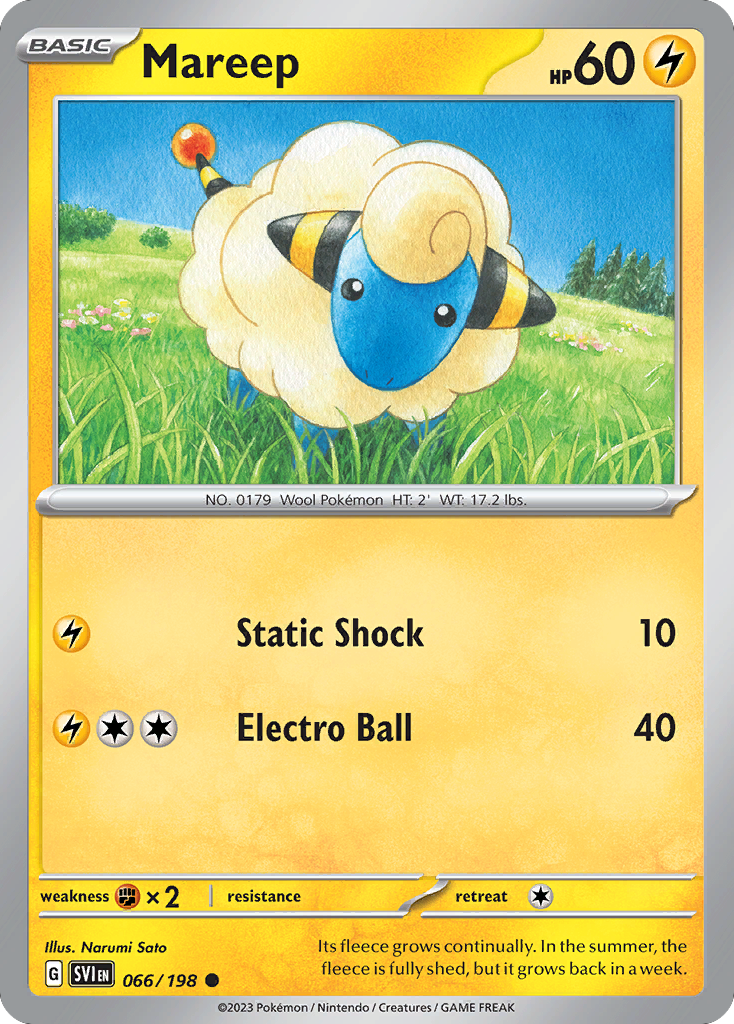 Mareep 066/198 Scarlet & Violet