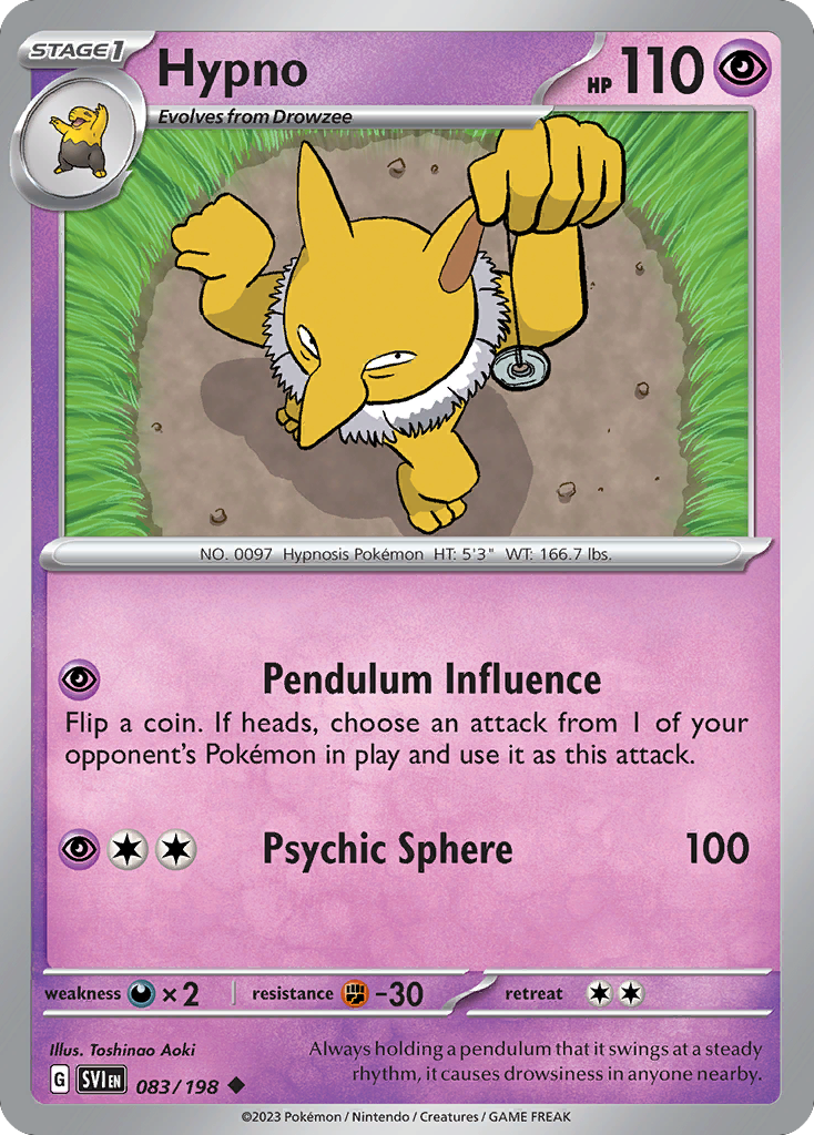 Hypno 083/198 Scarlet & Violet