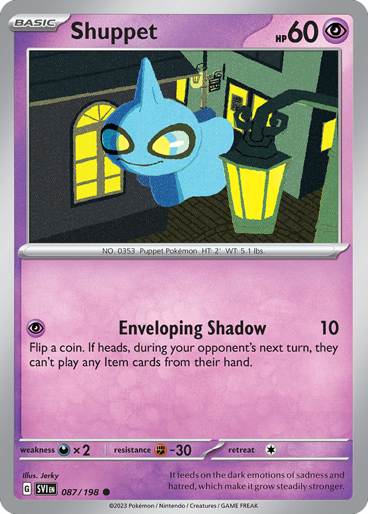 Shuppet 087/198 Scarlet & Violet