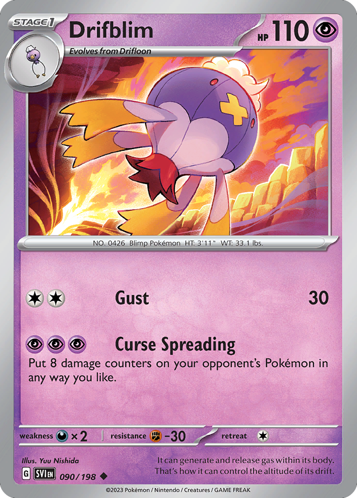 Drifblim 090/198 Scarlet & Violet