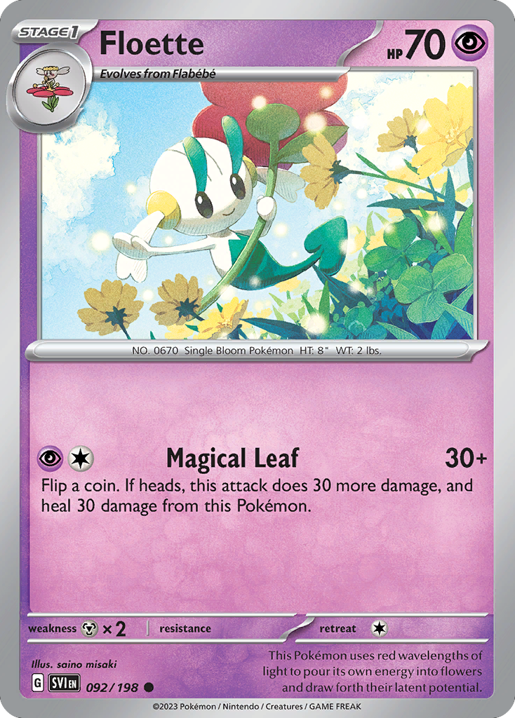 Floette 092/198 Scarlet & Violet