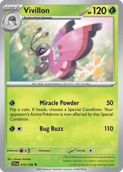 Vivillon 010/198 Scarlet & Violet