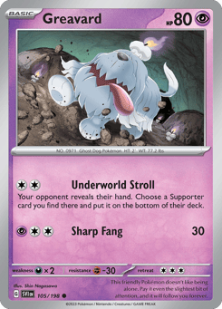 Greavard 105/198 Scarlet & Violet